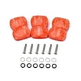 thumbnail image 4 of 6Pcs Acrylic Pegs Buttons Machine Heads Knobs with Screws for Classical Guitars - Jade Red, 4 of 10