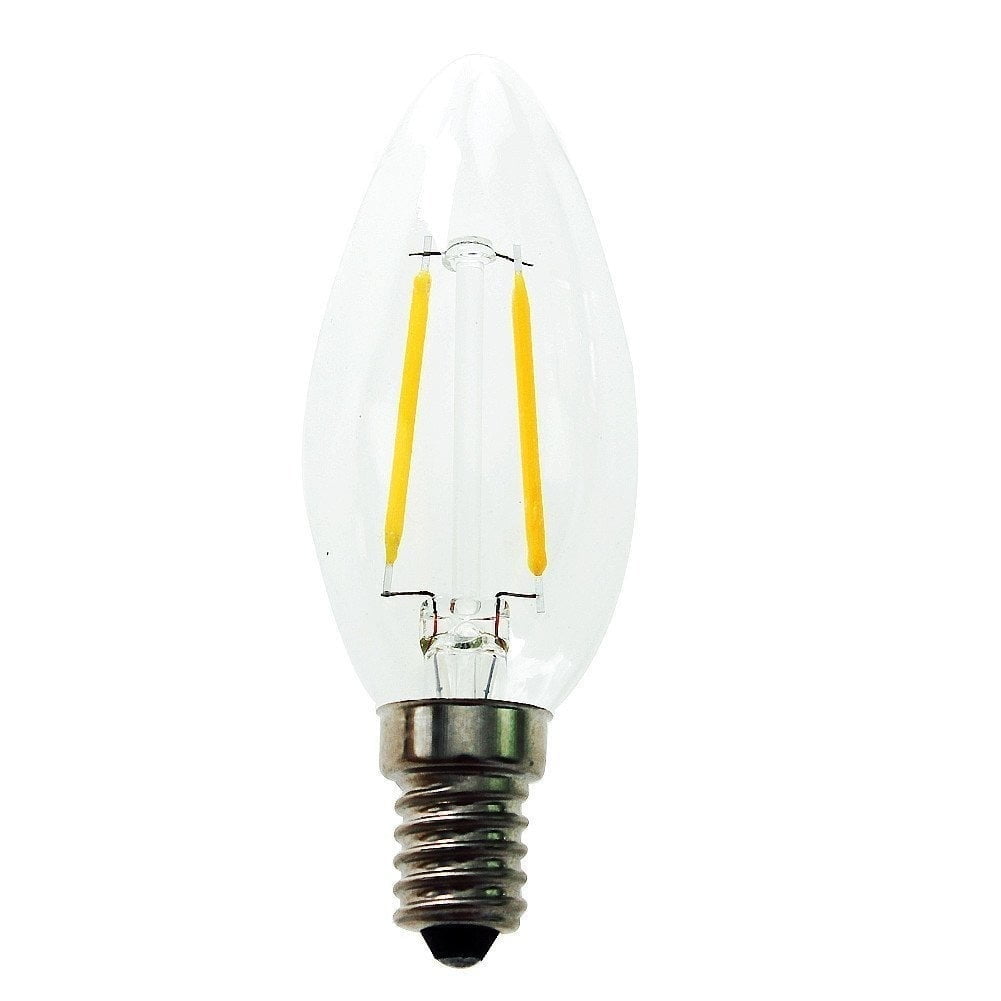 Goodlite 2.5Watt LED Candelabra Torpedo Bulb 25Watt Equiv, Warm White