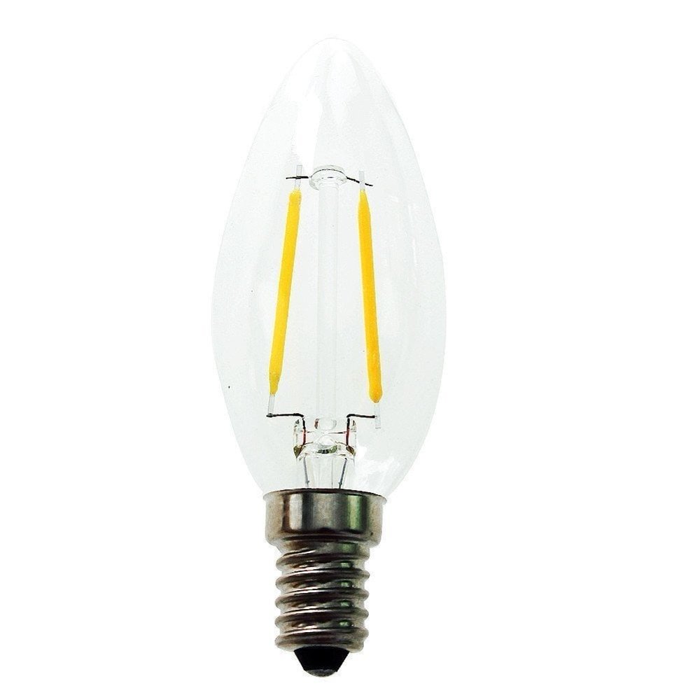 Goodlite 2.5Watt LED Candelabra Torpedo Bulb 25Watt Equiv, Warm White
