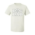thumbnail image 2 of Wild Bobby, Best Paw Dog Dad, Pop Culture, Men Graphic Tee, White, X-Large, 2 of 3