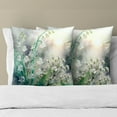 thumbnail image 3 of Bellflower Watercolor Throw Pillow Set 18x18 inch Rustic Country Style Living Room, Sofa and Bedroom Decoration Pillow Set of 2, 3 of 8