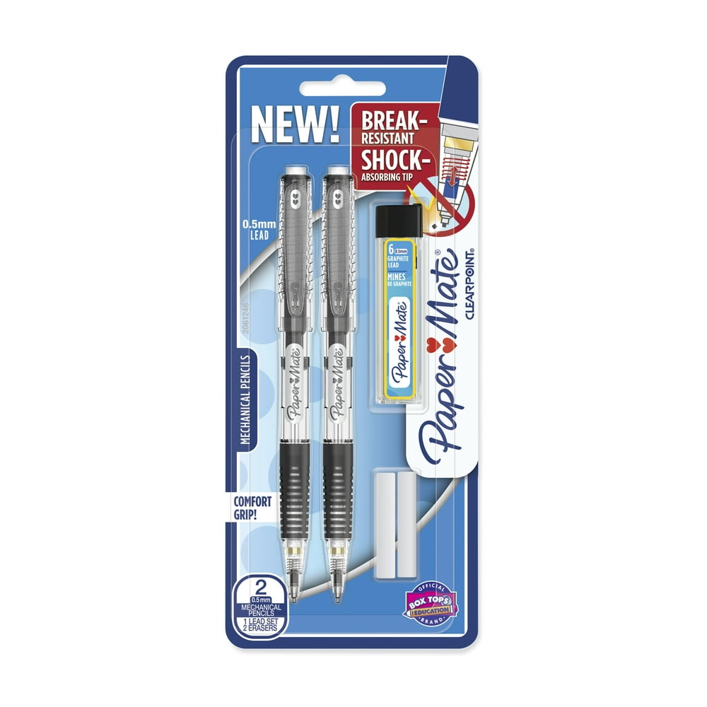Paper Mate® Clearpoint® BreakResistant Mechanical Pencils, HB 2 Lead