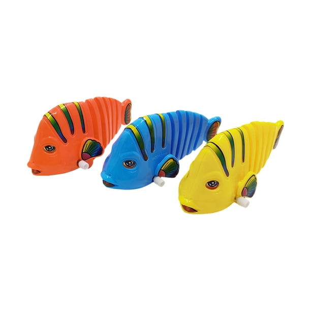 Mecanismo de relojería juguetes de peces oscilantes movimiento de peces realista no tóxico para niños