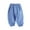 Blue, variant on Nrmvnmi Toddler Baby Boys Girls Cotton Linen Joggers Pants Long Bloomers Hippie Harem Pants Infant Sweatpants Sweat Long Pants Summer Clothes 1-6T BlueMothers Day Gifts