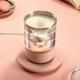 thumbnail image 3 of Advancent Taza agitadora, taza mezcladora, agitador de bebidas, panel táctil de tamaño compacto, accesorios de oficina inteligentes, leche, regalo dulce Cocina y Comedor Blanco 300ml Advancent HA071561-01, 3 of 6
