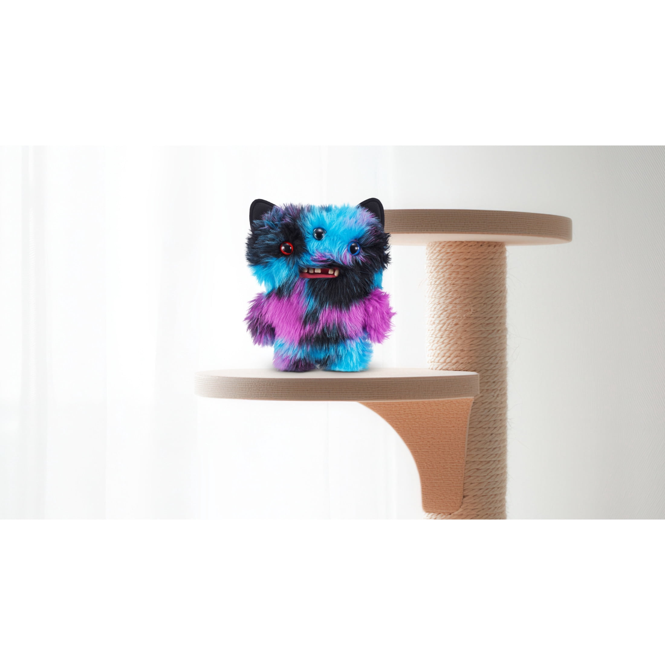 Fuggler Butt Ugly Pets 9 inch (Reek-O - Black Cat), Ugly Monster Stuffed Animal Toy by ZURU