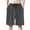L-Dark Gray, variant on Kcodviy Men's Overalls Pants I Fit Men Shorts Outdoor Elastic Loose Soft Mens Skate Shorts Pants Spring and Autumn Men's Linen Shorts Pants