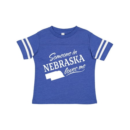 

Inktastic Someone in Nebraska Loves Me Gift Toddler Boy or Toddler Girl T-Shirt
