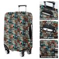 thumbnail image 5 of Multicolor Bigfoot and Text Pattern Luggage Cover Fashion Suitcase Cover Baggage Covers Fit 25-28 Inch Luggage (Go Travel), 5 of 5