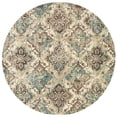 thumbnail image 5 of Style Haven  Emberly Antiqued All-over Medallions Area Rug Yellow,Ivory 7'10" x 10'10" Polypropylene,Synthetic,Polyester Oriental,Medallion,Trellis 8', 5 of 5