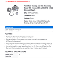 thumbnail image 2 of Front Axle Bearing and Hub Assembly Repair Kit - Compatible with 2016 - 2022 Chevrolet Spark - AC Delco, 2 of 2