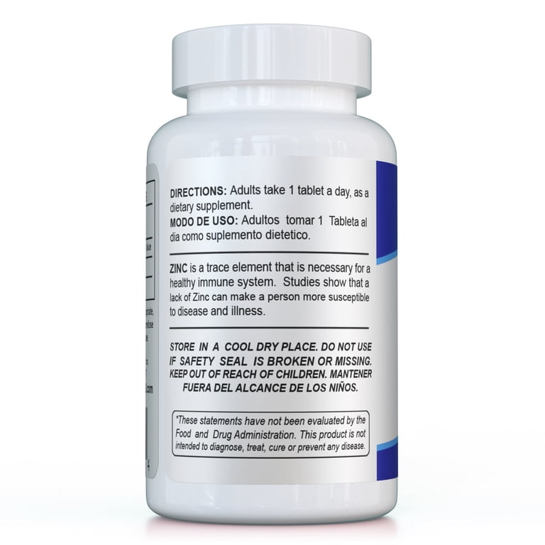 Sunshine Naturals Zinc Gluconate 100mg, 120 Tablets photo 6