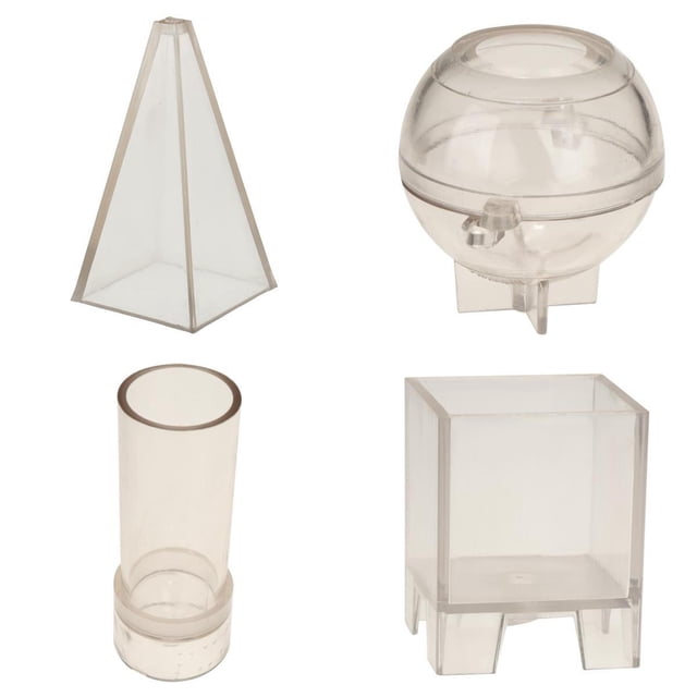 4 UNIDS Surtido De Formas s De Plástico Para DIY Fabricación De Artesanías, Formas Surtidas, DIY Para