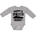 thumbnail image 3 of Inktastic Poppy's Lil' Racing Buddy with Car Silhouette Boys or Girls Long Sleeve Baby Bodysuit, 3 of 5