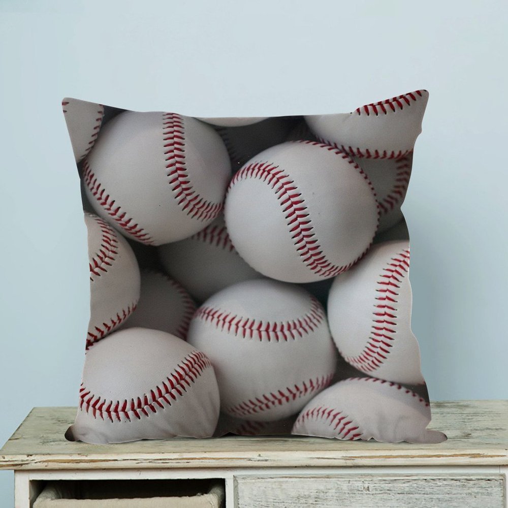 GCKG Baseball Balls Sports Pillow Case Pillow Cover Pillow Protector