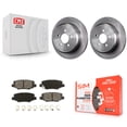 thumbnail image 1 of Transit Auto Rear Disc Brake Rotors and Semi-Metallic Pads Kit for Car Jeep Liberty Dodge Nitro K8S-101678, 1 of 11