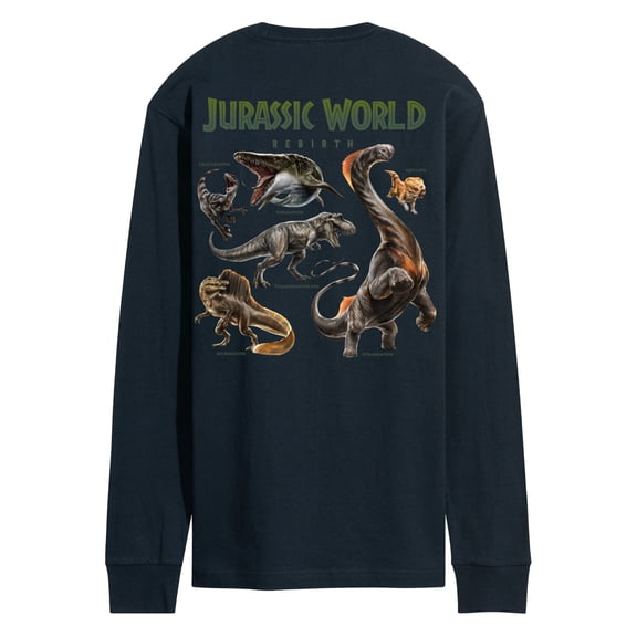Jurassic World - Giants Grid - Men's Long Sleeve Graphic T-Shirt