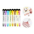 thumbnail image 2 of 8-Piece Fine Tip Whiteboard Marker Set with Smooth Erasable Ink for School and Home Use 8PCS, 2 of 9