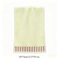 thumbnail image 4 of Aoznliie Bath Towel,Quick-drying Cotton Bath Towels,14x 30 in Soft & Absorbent Bath Towels for Bathroom Hotel Gyms,Yellow, 4 of 8