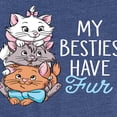 thumbnail image 3 of Disney - The Aristocats - My Besties Have Fur - Toddler & Youth Girls Short Sleeve Graphic T-Shirt, 3 of 5