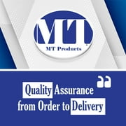 MT Products Disposable Clear Plastic Container with Hinged Lid - Pack of 40