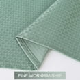 thumbnail image 5 of Yesfashion Waffle-Weave Textured Cafe Curtains, Water Resistant Rod Pocket Short Tier Curtain, 5 of 7