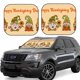 thumbnail image 1 of Balery Gnomes Happy Thanksgiving Parasol para parabrisas de coche de 2 piezas | Parasol plegable para parabrisas delantero de coche para la mayoría de sedanes-Small, 1 of 6