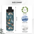 thumbnail image 3 of Pofeuu Dogs Print 18oz Sports Insulated Kettle Stainless Steel Vacuum Water Bottle Leakproof Sport Flask, 3 of 7