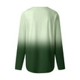 thumbnail image 7 of Kayannuo Womens Tops Long Sleeve Fall Women's V Neck T Shirts Casual Gradient Tops Blouse Tunic Long Sleeve Fit Tees, 7 of 7