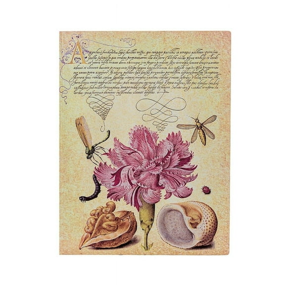 Paperblanks | Pink Carnation | Mira Botanica | Softcover Flexis | Ultra | Lined | Elastic Band | 176 Pg | 100 GSM (Diary)