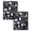 A74 B 59.1x50.0" 2Pack, variant on 2Pcs Diy Coloring Blanket With Markers, 59.1X50.0" Skeleton Ghost Washable Fabric Art Blanket For Adults, Creative Color Your Own Cozy Throw For Home Decor, Personalized Idea