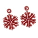 thumbnail image 5 of Pendientes de cuentas navideñas perfecl de fieltro para regalo de Navidad de año Nuevo para mujeres y niñas, 5 of 8