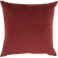 thumbnail image 2 of Nourison Luminescence Metallic Splash Deep Red Decorative Throw Pillow , 18" x 18", 2 of 5