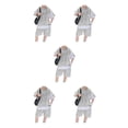 thumbnail image 3 of Jumpingount De ropa deportiva de verano con letras, jersey para niños, camiseta de manga corta, ropa de calle, gris adolescente Type2 NO2, 3 of 6