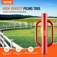 thumbnail image 2 of Fence Post Driver VEVOR, 22 libras, acero al carbono de alta resistencia, rojo, 2 of 9