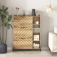 thumbnail image 2 of Canddidliike Durable Wood Shoe Rack, Driftwood Color, Functional & Fashionable, for Living Room, 2 of 10