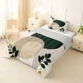 thumbnail image 2 of Homewish Bohemian Abstract Stripes Twin Comforter Sets,Minimalism Aesthetic Bedding Set,Light Gray Reversible,2-Piece,1 Comforter and 1 Pillowcase, 2 of 7