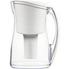 Brita 8 Cup Marina BPA Free Water Pitcher with 1 Filter, White
