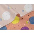 thumbnail image 6 of oneOone Velvet Orange Fabric Hot Air Balloon,Clouds & Rocket Transport Craft Projects Decor Fabric Printed By The Yard 58 Inch Wide, 6 of 7