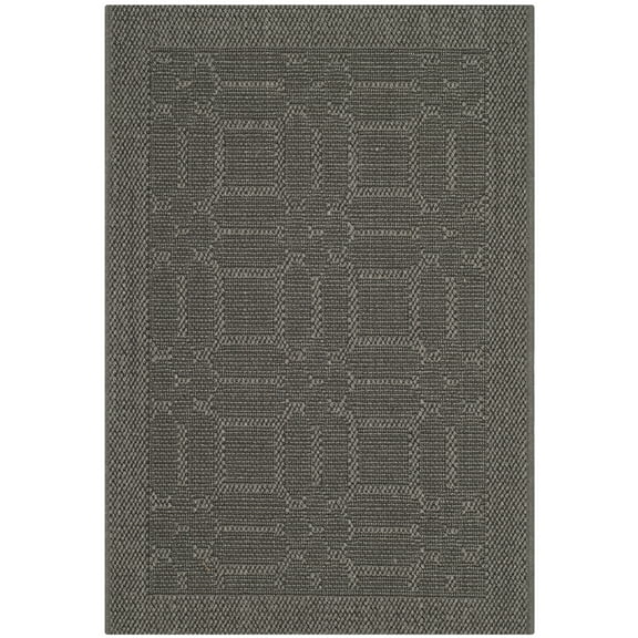 SAFAVIEH Palm Beach Laidley Geometric Area Rug, Ash, 2' x 3'