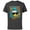 Charcoal, variant on Donald Duck Birthday Vibes 80s - Short Sleeve Cotton T-Shirt for Adults - Customized-Charcoal