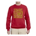 thumbnail image 2 of Straight Outta San Francisco SF Fan | Fantasy Football | Mens Sports Crewneck Graphic Sweatshirt, Red, 2XL, 2 of 4
