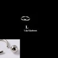 thumbnail image 1 of Anillo de nariz con clip de bola de acero inoxidable 316L BCR, anillo de nariz con clip de bola de acero de titanio, anillo multiusos universal, pendientes, anillo para el hueso de la oreja, 1 of 6