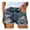 Blue, variant on Hpapadks Athletic Shorts Women Sexy Slim Ripped Hole Trendy Pocketed Denim Womens Shorts Sky Blue XXXXL