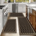 thumbnail image 6 of Farmhouse Kitchen Rugs Set 3 Piece, Boho Kitchen Mats for Floor, Non-Slip Kitchen Rug Waterproof Mats for Kitchen, Runner Rugs for Hallway Laundry Holiday Sink Decor, 6 of 12