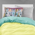 thumbnail image 2 of Carolines Treasures 7443PILLOWCASE Corgi Log Reindeer Race Christmas Fabric Standard Pillowcase Standard multicolor, 2 of 2
