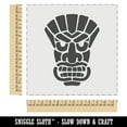 thumbnail image 2 of Tiki Mask Hawaii Luau DIY Cookie Wall Craft Stencil - 11.5 Inch, 2 of 5