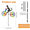 thumbnail image 2 of Wind Spinner Jremreo, paquete de 2 unidades, 51 cm, decoración exterior para perros y gatos, 2 of 7