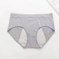 thumbnail image 6 of 5 Packs Women's Period Underwear Menstrual Postpartum Easy Clean Teens Briefs Panties for Women S Light Blue, 6 of 6