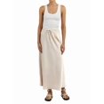 thumbnail image 3 of Skirt for Women Elegant High Waisted A Line Satin Skirts Midi Bodycon Skirt Beige XL, 3 of 10
